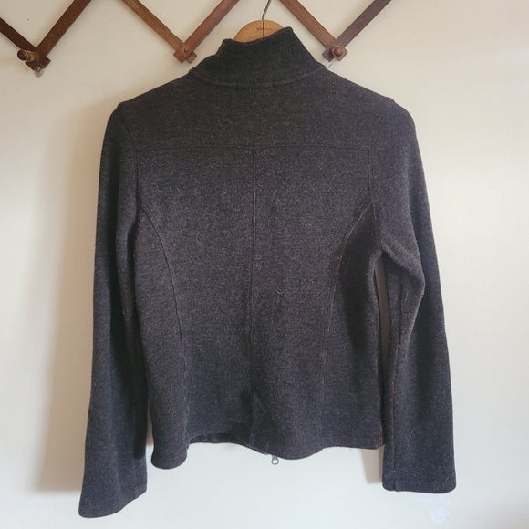 Royal Robbins Wool Blend Full Zip Sweatshirt Brown Small S - Picture 5 of 7